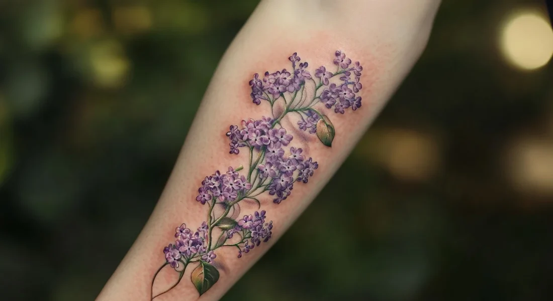 tatouage Lilas